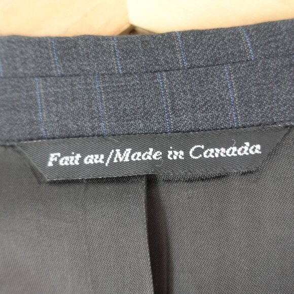 Men's 48 Long  Paul Dione  Grey Wool Suit Coat Jacket - Picture 7 of 11